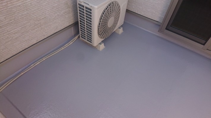 仕上がったベランダ防水