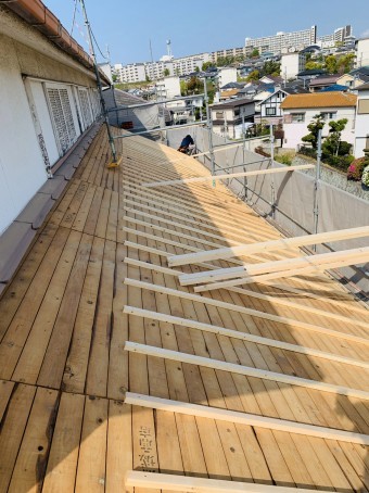 補強のための垂木