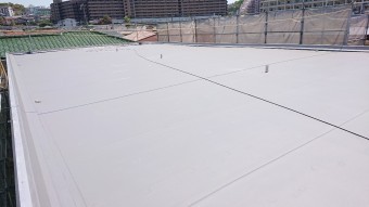 新しい塩ビシート防水