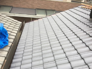 防災瓦葺き替え施工後