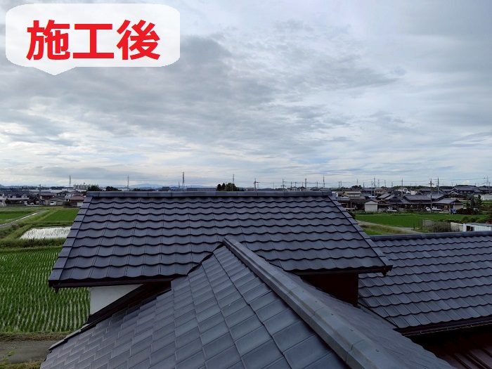 屋根葺き替え後