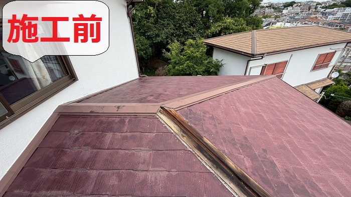 棟板金交換前