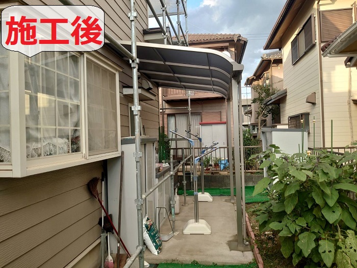 テラス屋根工事後４