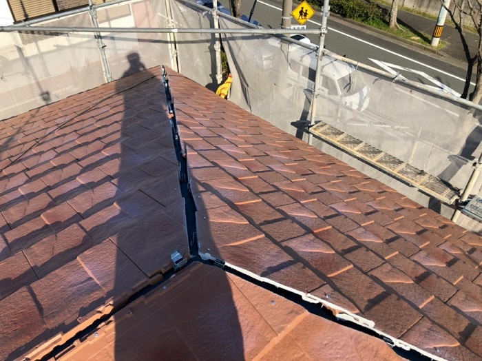 ルーガ鉄平葺き完了