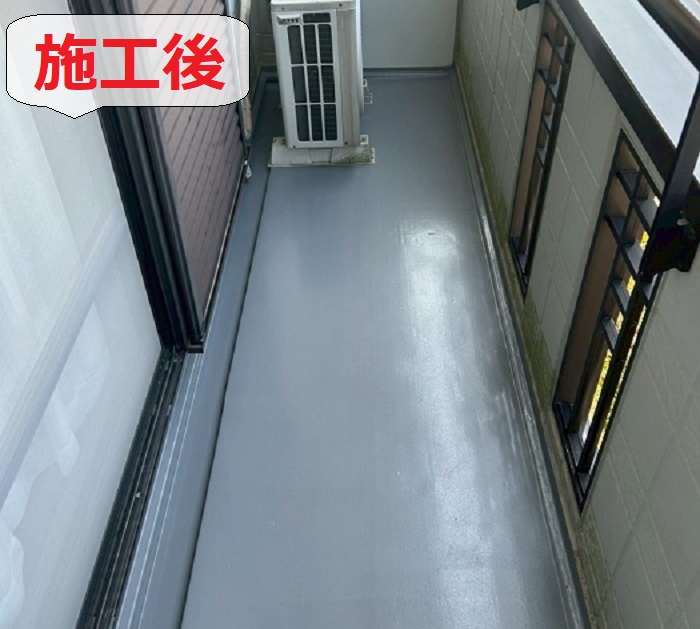 神戸市須磨区でベランダ工事を行った後の様子