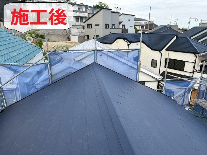 屋根葺き替え後