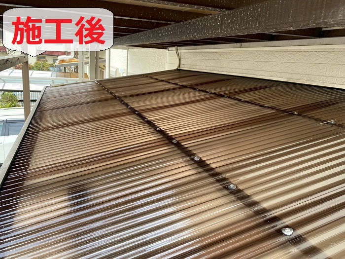 テラス屋根工事後１