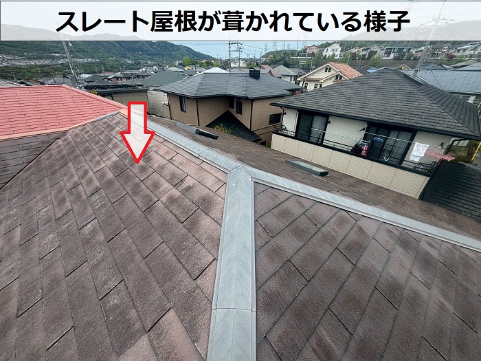 スレート屋根葺き