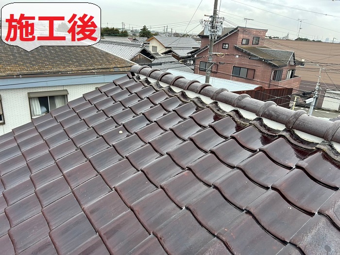 姫路市で屋根修理後の様子