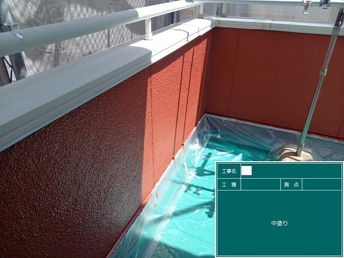 神戸市西区で外壁の部分塗装を行った後の様子