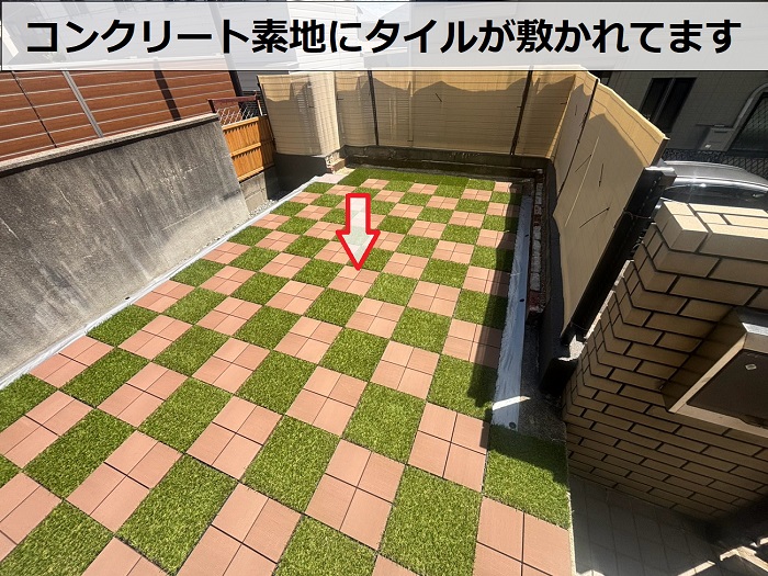 掘り込みガレージ上