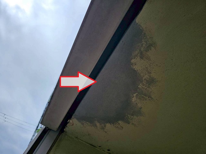 天井補修した様子