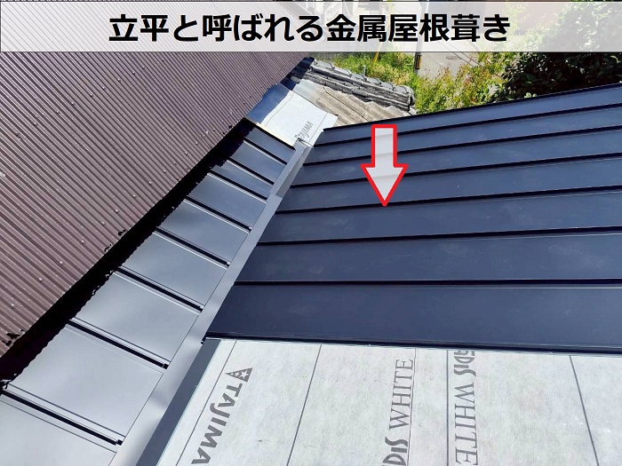 立平葺き
