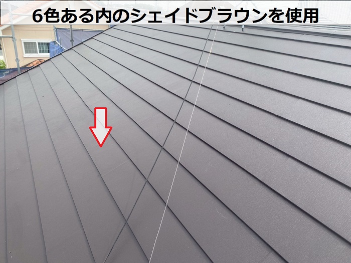 スーパーガルテクトのシェイドブラウン