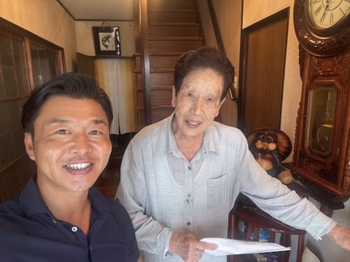 お客様との写真