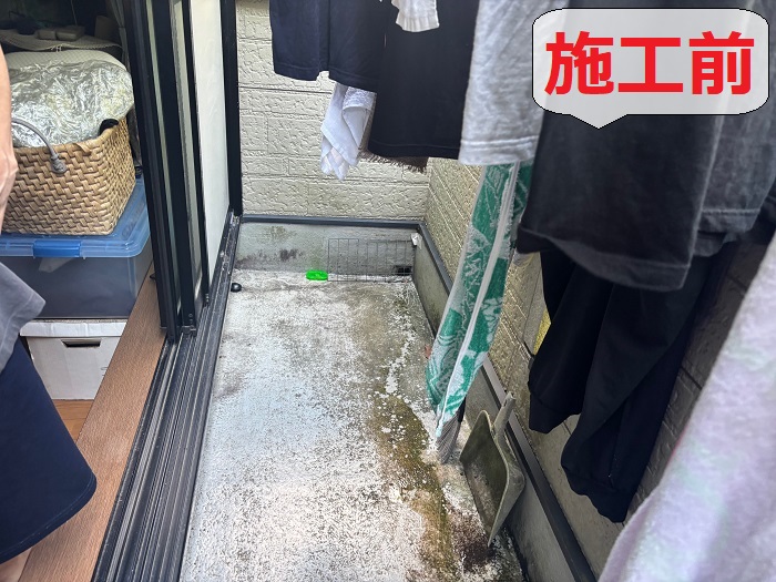 防水の雨漏り修理前