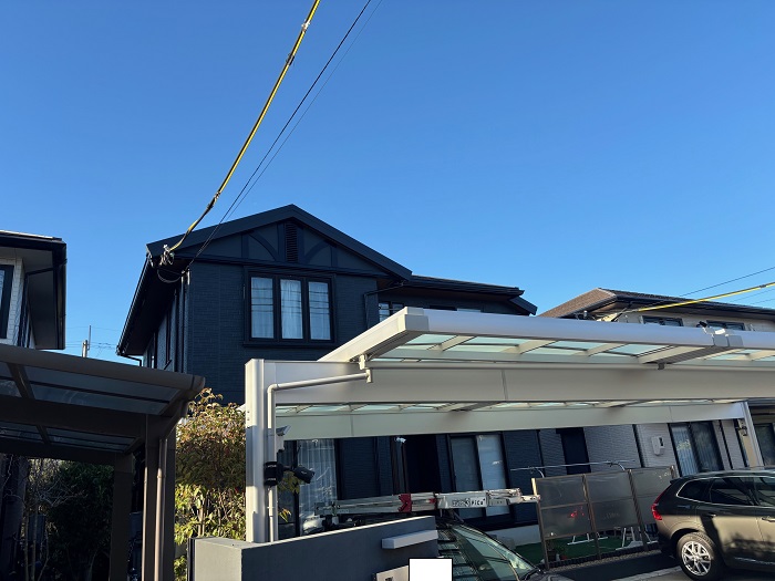 神戸市西区で大和ハウス戸建ての外壁塗装を行った後の様子