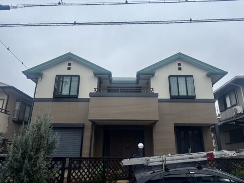 外壁塗装後の外観