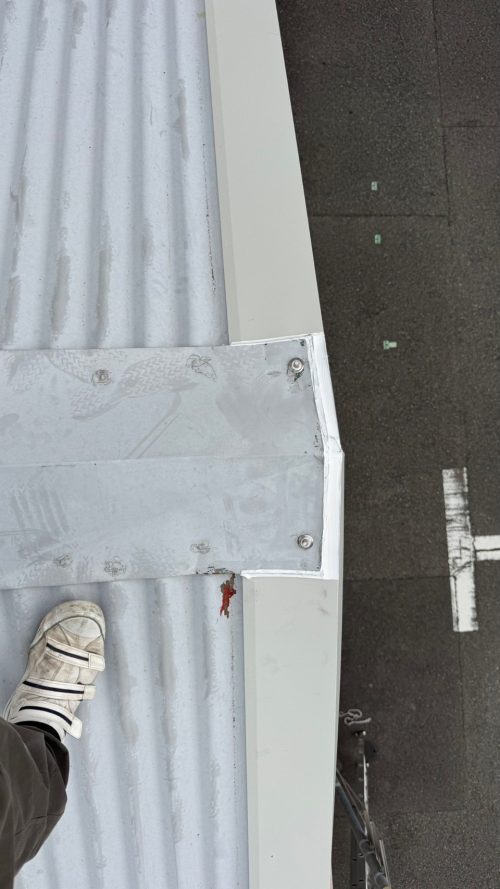 ケラバを交換した様子