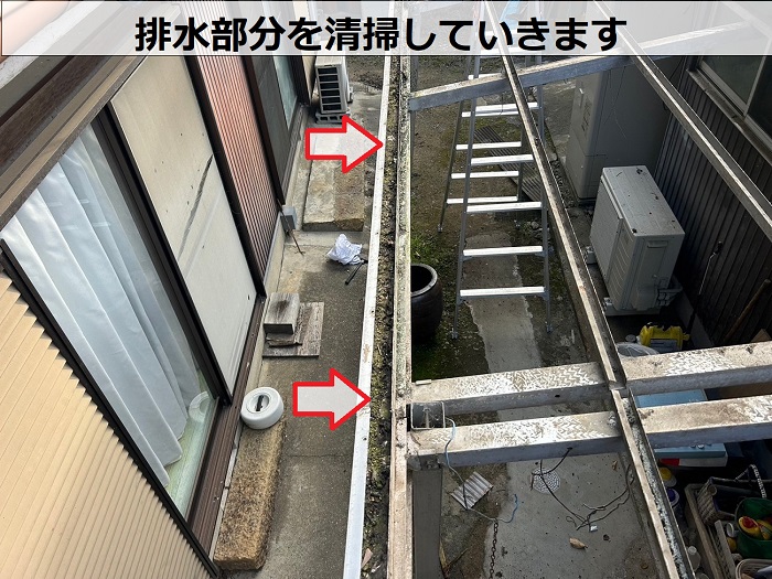 神戸市北区 テラス屋根の波板交換！FRP波板とポリカ波板の違いは 