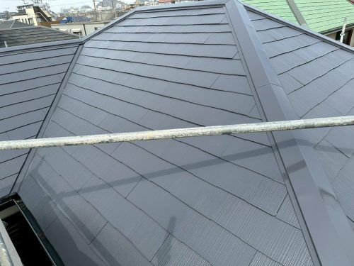 塗装後の屋根
