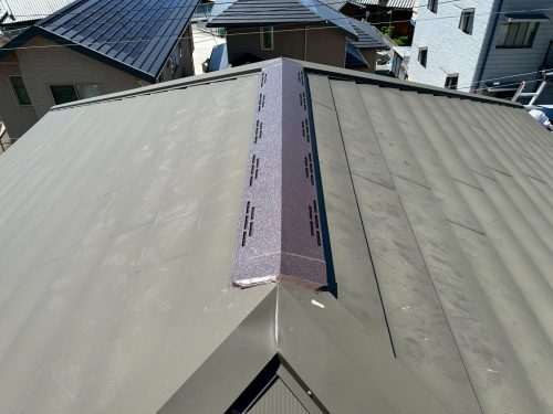 新設した換気棟の写真