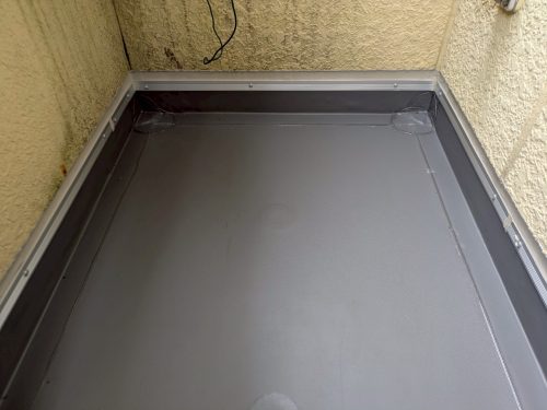 防水工事後のベランダ