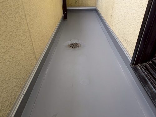 神戸市中央区でベランダ防水工事をさせて頂いたお客様