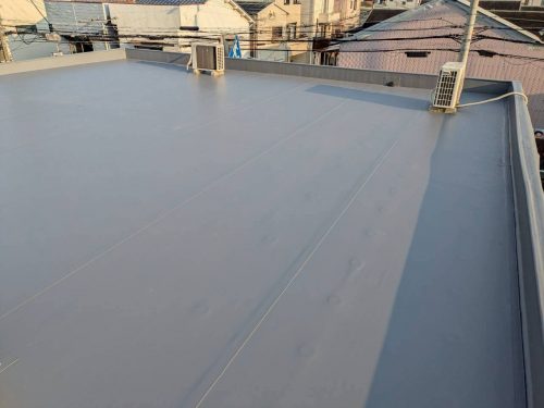 屋上防水が完了した後の写真