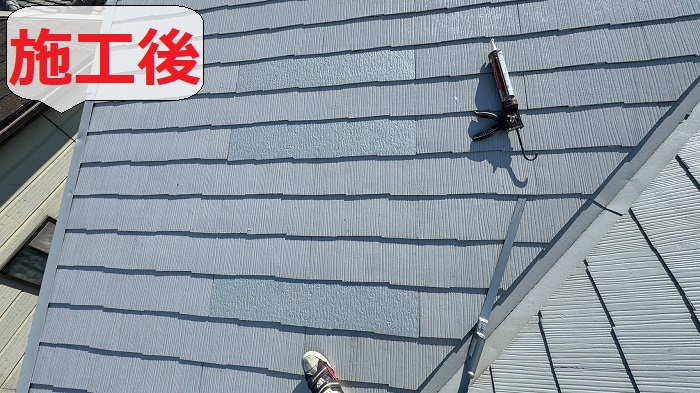スレート屋根差し替え後