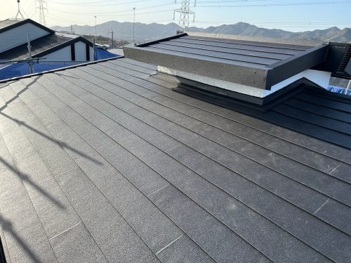 カバー工法後の屋根