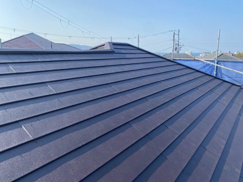 カバー工法後の屋根