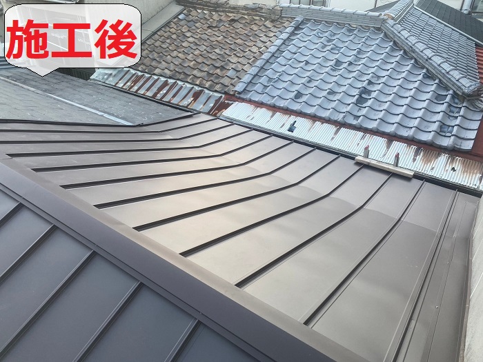 屋根からの雨漏り修理後