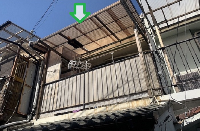 ベランダ屋根