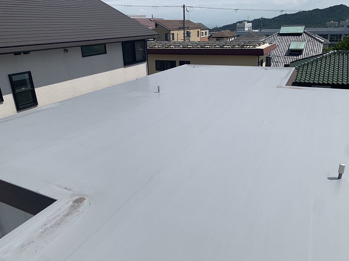 神戸市須磨区で定期点検を行う陸屋根防水