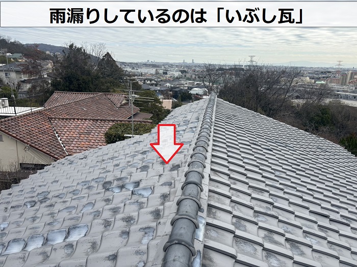 宝塚市で雨漏りの修理相談を頂き無料診断する瓦屋根