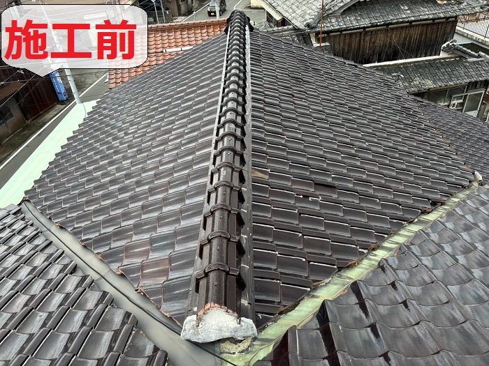 棟瓦積み替え前