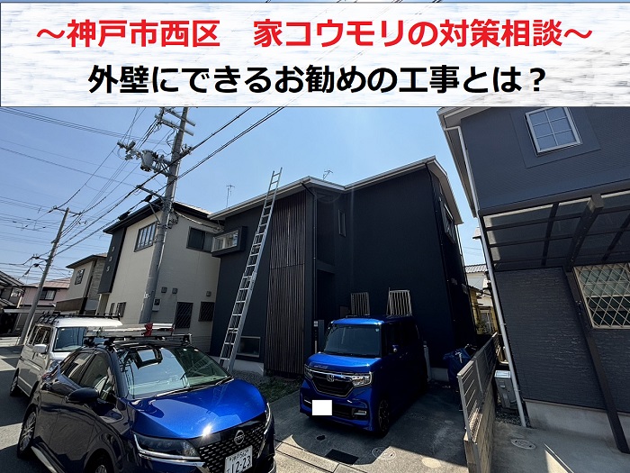 神戸市西区　家コウモリの対策相談！外壁にできるお勧めの工事は？