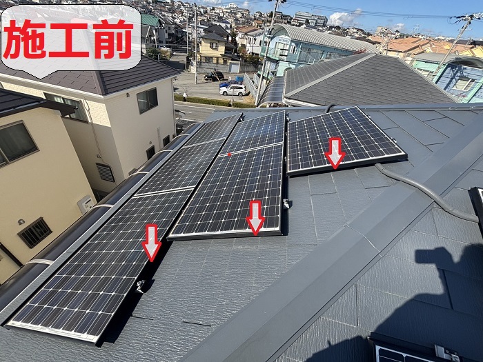 鳩除け対策前