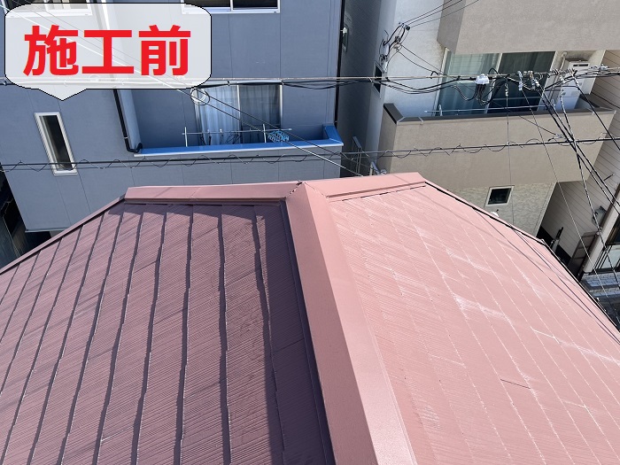 神戸市須磨区で屋根修理として安心の自社施工をおこなう前の様子