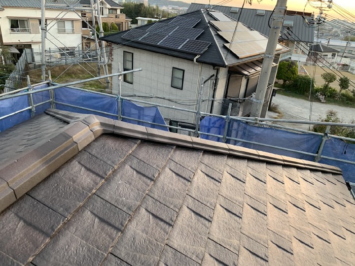 神戸市西区で屋根リフォームを行った後のルーガ