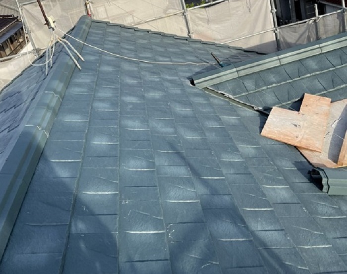 屋根葺き替え完了