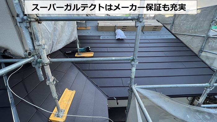 神戸市兵庫区での屋根耐震工事で屋根葺き完了