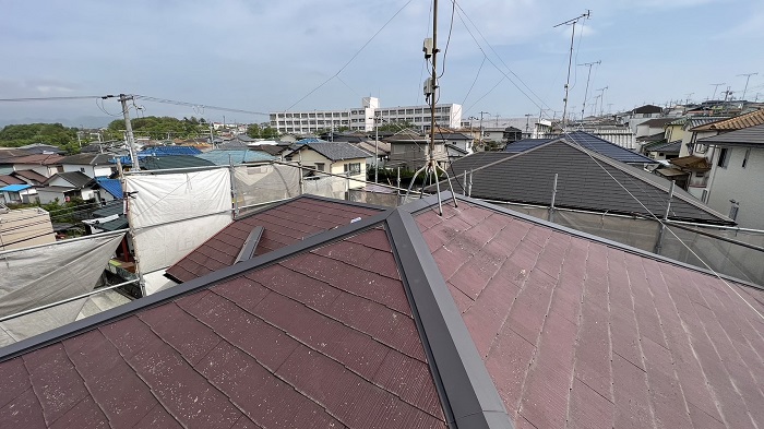 三木市での屋根台風対策完了