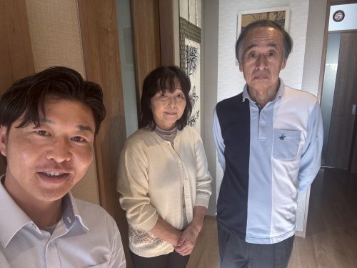 お客様との写真