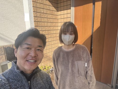 お客様との写真