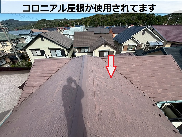 築20年のコロニアル屋根