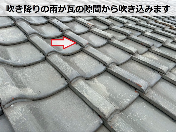 瓦の隙間