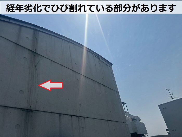 窯業サイディングのひび割れ