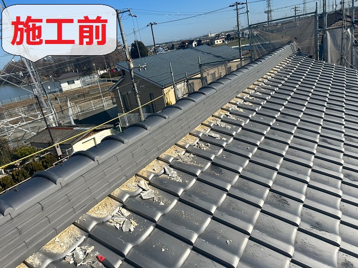 神戸市須磨区で漆喰工事を行う前の様子